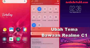 Cara Ganti Tema Realme C1