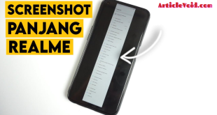 cara screenshot panjang realme
