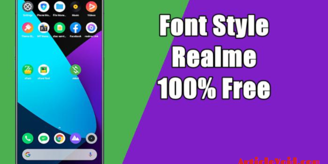 Cara Mengganti Font Realme