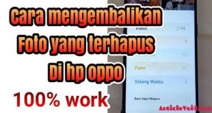 Cara Mengembalikan File yang Terhapus di HP OPPO