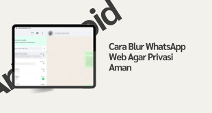 Cara Blur WhatsApp Web Agar Privasi Aman